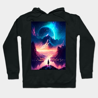 Mystical Cosmos: Chaotic Beauty Hoodie